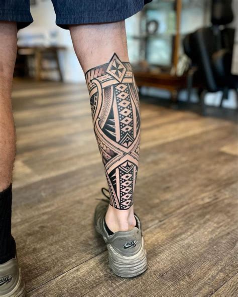 tribal tattoos on the leg|leg tattoos for men stencil.